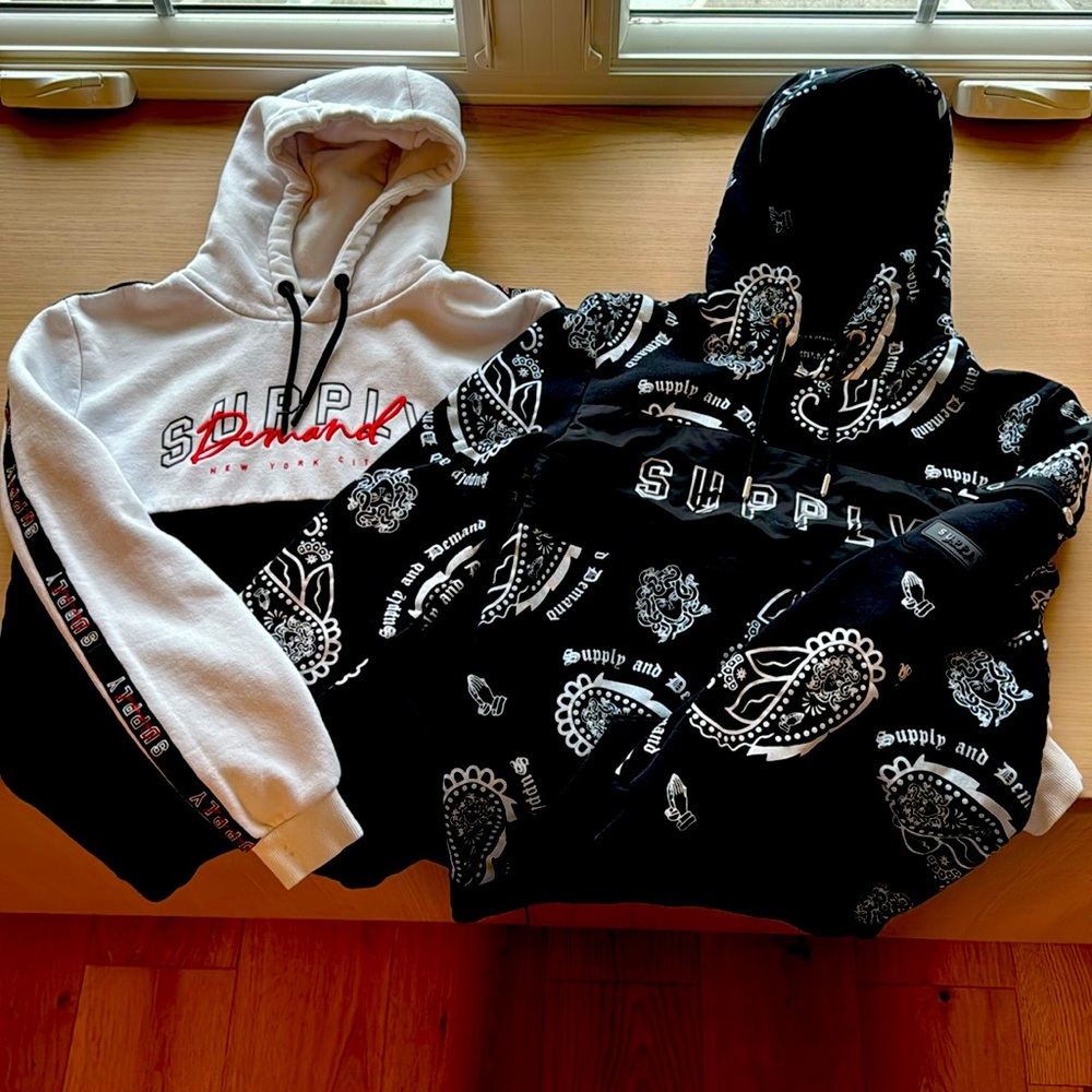 Supply and Demand hoodies brand new, Size: S